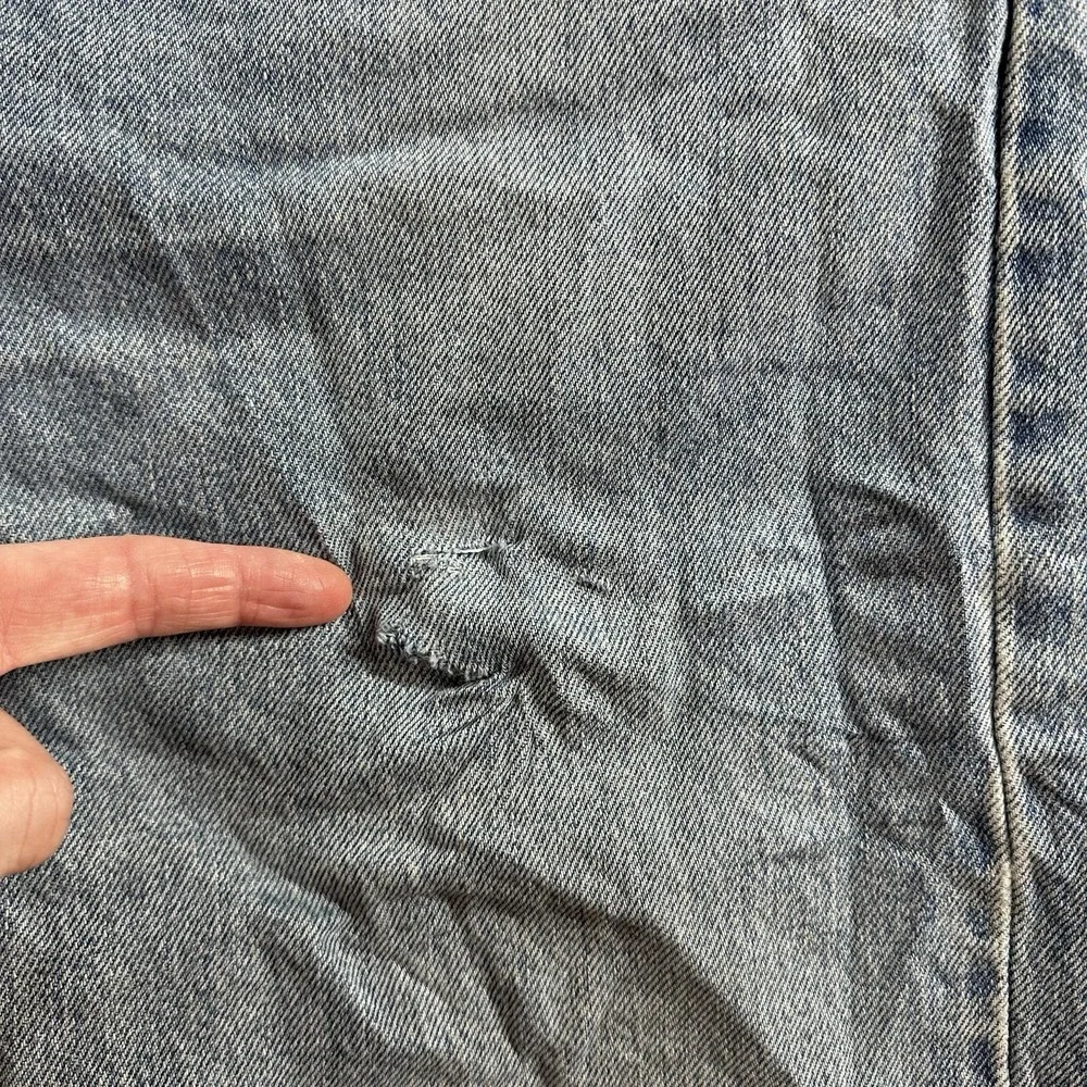 VINTAGE Levi's 505 Jeans Mens 34x32 Blue Faded Distressed Classic‎ Y2K